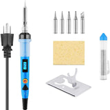 80W 110V/220V Digital Display Soldering Iron Gun Electric Kit Digital Welding Solder Wire Tip Station Soldering iron Set