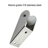 316 Stainless Steel 155mm Bow Anchor Roller Brackets Stamping Bow Roller Wheel For Marine Yacht Boat Trailer Parts