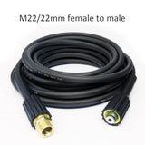 10m Extension Hose K Series High Pressure Washer Hose M22 Connector Female to Male Braided Hose