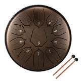 Steel Tongue Drum Mini Hand Pan Drums with Drumsticks Percussion Musical Instrument for relaxation yoga practice