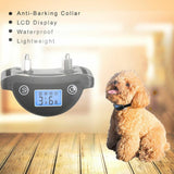 NEW Anti bark collar multi-function electric shock sound vibration for small big dog LCD screen stop barking dog accessories