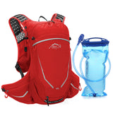 Cycling Backpack w Drinking Bladders Outdoor Running Bag Bicycle Bag Sports Vest Ultralight Riding Bag Breathable Travel Daypack