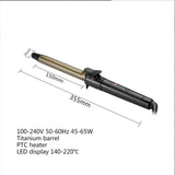 Hair Curler Crimping Iron LED Hair Styler  Professional Rollers Tools 110v-220v