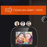 2.4 Inch Camera Door Digital Peephole Smart Camera HD Home Visible Intercom Video Doorbell Camera Voice Phone DD3S