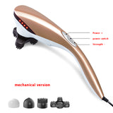 Multi-function electric dolphin massage machine hammer shock infrared roller neck massage, pain relief body massage machine