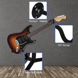 Guitar Wall Hanger Horizontal Guitar Wall Mount Guitar Hanger Holder for Electric Guitar/Acoustic Guitar/Bass/Ukulele