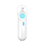 Pet Nail Claw Cutter LED Light Grooming Scissors Cats Nails Clipper Trimmer Pet Nail Clippers Small Dog Claw Nail Supplies Blue