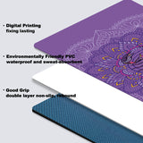 2021 New PVC Beautifully Constellation Printed Yoga Mat 6MM Beginner Non-slip Fitness Mat for Gym Home Travel Pad