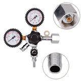 Dual Gauge CO2 Regulator with 1/4"Hose Barb