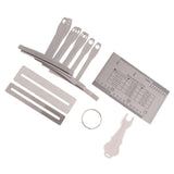 Guitar Repair Maintenance DIY Kits with Rulers, Pin Puller, Fingerboard Fret