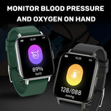 Rogbid 2S Smart Watch 1.65 inch HD Touch Screen Fitness Tracker Waterproof Heart Rate Blood Pressure Monitor For IOS Android