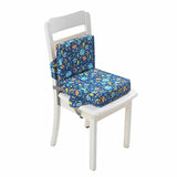 Child Dining Chair Booster Cushion Toddler Booster Seat for Dining Table Double Straps Washable Cushion Increasing Cushion fo