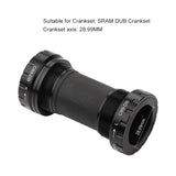 GUB DUB Crank Axis 28.99mm Central Movement BSA For SRAM DUB 68/73mm Mountain Bicycle Bottom Bracket MTB Parts Central Axis