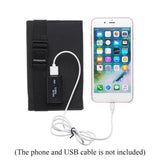 20W Power Bank USB Portable Solar Panel Charger Waterproof 5V DC Foldable Solar Panel For Traveling Camping Hiking Phone Charge