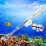 Aquarium Automatic Syphon Operated Cleaning Tool Fish Tank Battery Vacuum Gravel Water Filter Cleaner Aquatic Pet Supply
