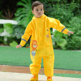 1-10 Years Old Kids Blue Dinosaurs Raincoat Outdoor Jumpsuits Waterproof Rainwear Baby Boy Girl Raincoat And Rain Pants Suit