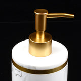 Resin Imitation Marble Bathroom Accessory Set Mouthwash Cup Soap Toothbrush Holder Shampoo Bottle Household Wash Set