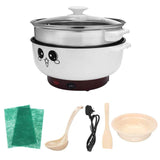 26cm 3.6L Electric Cooker Mini Hot Pot Boiler Multifunction Steamer Pot Dormitory Skillet Cookware Kitchen Cooking Appliance