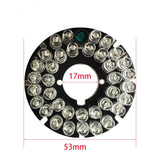 Infrared light board 36 LEDs 850nm for 60 bolt Camera DC12V 250mA 3W night vision distance 20-30 meters light board