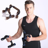 2 Pcs/set Push Up Bar Fitness Push-Ups Stands Bracket Hand Grip Holder Trainer for Chest Muscle Exercise Training THANKSLEE