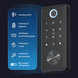 Factory Price Handy Lock Electronic Password Key Card Fingerprint TTlock Remote Control Intelligent Smart Door Lock