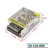 110/220V to DC 12V 12W 24W 36W 50W 60W Switching Power Supply Transformer Light Strip Power Supply