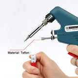 60W 100W Heat Solder Gun Soldering Iron Electric Gun Welding Solder Wire Kit Tin Feeding Repair Tool Rework Station Blue