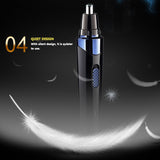 4 In 1 Men's Nose Hair Trimmer  USB Rechargeable Beard Hair Trimmer Eyebrow Hair Trimmer Sideburn Trimmer Electric Shaver Beard