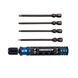4 In 1 Hex Screwdriver Bit 1.5/2/2.5/3mm Metric 6.35mm Batch Head Set For RC Airplane Aircraft Model Disassembly And Repair Tool