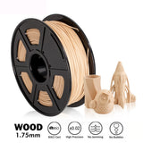 3D Printer Filament Low Shrinkage Strong Toughness 1.75mm PLA Wood Printing Filament Bundle for All Models Of FDM 3D Printers