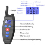 2 in 1 Dog training collar anti bark 800m Remote Contro Electric Shock Vibration sound no barking training dog accessories