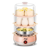 Cooking Tools Kitchen Utensil Breakfast Multi-functional Three-layer Eggs Steamer 14 Eggs Capacity Corn Milk Steamed 220V ZD01
