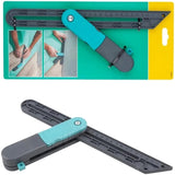 Square Wooden Bevel Sliding T Bevel Adjustable Bevel Gauge Tri Square Sliding Wooden Marking Gauge Protractor