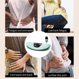 Back Massager for Low Back Pain Relief Heated Lumbar Support Back Traction Device with Airbag Traction and Vibration Massage