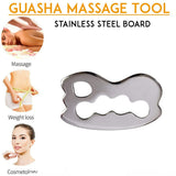 Gua Sha Stainless Steel Board Muscles Massager Relaxation Soft Tissue Physical Therapy Reduce Body Pain Scraping Tool