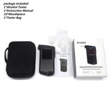 High Accuracy Professional Police Digital Breath Alcohol Tester Breathalyzer Analyzer Detector Test Device LCD Screen AT-858S