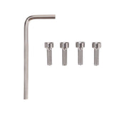 Gimbal Dual Handle Grip Dual Handle Gimbal Grip Scratch Proof Anti Slip with 1/4 Inch Screw Hole Cold Shoe Mount for RS2 Gimbal