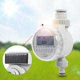 Garden Watering Timer Solar Water Timer Automatic Watering Irrigation Controller System Garden Irrigation Timer with LCD Digital