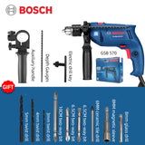 Bosch GSB570 Electric Hammer Impact Drill Hand Electric Drill Household Electric Tool  Multi-Function Pistol Drill New