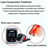 650nm Laser Therapy Wrist Low Frequency Diabetes Hypertension Cholesterol Treatment Diode LLLT Watch Laser Therapy Machine
