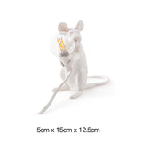 Seletti Morden Mouse Desk Lamps LED Bedside Table Lamp For Home Bedroom Decoration Art deco Rat Night Lights EU/AU/US/UK Plug