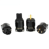 Furutech FI-11 US Power Plug 24K Gold Plated IEC Connector 15A/125V HiFi Audio Adapter