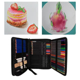 72pcs Drawing Sketch Set Charcoal Pencil Eraser Art Craft Painting Sketching Kit Pencils Earser Drawing Supplies for Adults Kids