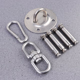 Stainless Steel Yoga Swing Hooks Hammock Swing Hanging Kit Ceiling Suspension Hooks Yoga straps Hooks Yoga Sling Inversion Hange