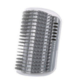 Corner Pet Brush Comb Play Cat Toy Plastic Scratch Bristles Arch Massager Self Grooming Cat Scratcher Corner Pet Brush Comb Pla
