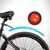 Bicycle Fenders with Taillight Quick Release MTB Adjustable Bike Front Rear Mudguards Folding Bike Fenders Cycling Parts