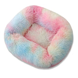 Cozy Plush Calming Pet Dog Bed Basket Square Cat Nest Hondenmand Soft Winter Warm Sleeping Mat House for Small Medium Large Dogs