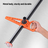 Gypsum Board Cutter Precision Cutting Tool Portable for Drywall Hand Push with Double Hnadle&amp;4 Bearings 20-600mm Cutting Range