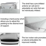 Foam Pneumatic Ankle Support Walking Boot Ankle Strap Support Foot Orthosis Plantar Splint Brace Recover Injury Fasciitis Brace