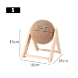 Cat Scratching Ball Toy Kitten Sisal Rope Ball Board Grinding Paws Toys Cats Scratcher Wear-resistant Pet Furniture Supplies